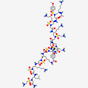 molecular formula C90H168N26O28S8 B15140218 Ubiquitination-IN-3 