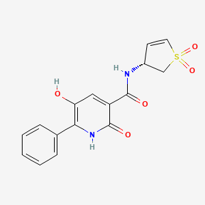 molecular formula C16H14N2O5S B15140230 WRN inhibitor 4 