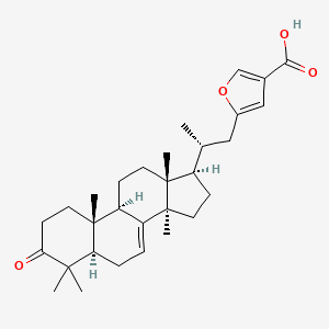 molecular formula C30H42O4 B15140239 Pseudolarifuroic acid 