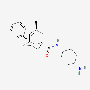 molecular formula C24H34N2O B15140283 Antiviral agent 27 