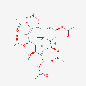 molecular formula C32H44O13 B15140290 Taxachitriene A 
