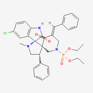 molecular formula C33H35ClN3O5P B15140294 SARS-CoV-2 Mpro-IN-8 