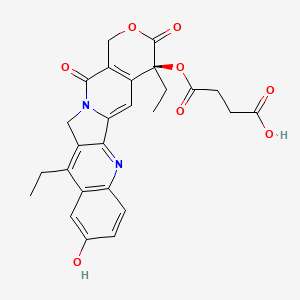 molecular formula C26H24N2O8 B15140299 SN38-Cooh 