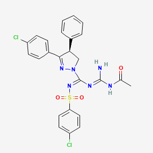 molecular formula C25H22Cl2N6O3S B15140355 CB1R/AMPK modulator 1 