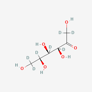 molecular formula C6H12O6 B15140367 D-Fructose-d7 