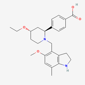 molecular formula C25H32N2O4 B15140388 Factor B-IN-2 