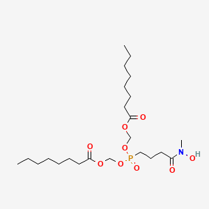 molecular formula C23H44NO9P B15140399 Antimalarial agent 18 