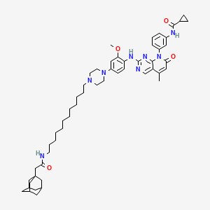 molecular formula C53H72N8O4 B15140404 Akt3 degrader 1 