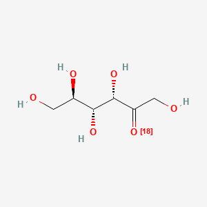molecular formula C6H12O6 B15140473 D-Fructose-18O 