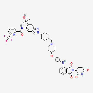 molecular formula C46H51F3N8O7 B15140478 KTX-955 