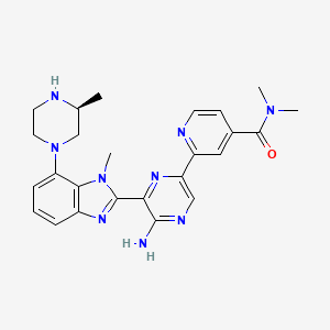 molecular formula C25H29N9O B15140491 MNK inhibitor 9 