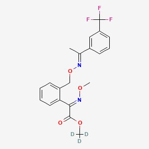 molecular formula C20H19F3N2O4 B15140529 Trifloxystrobin-d3 