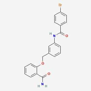 molecular formula C21H17BrN2O3 B15140541 Parp-1-IN-3 