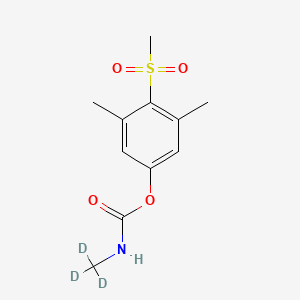 molecular formula C11H15NO4S B15140546 Methiocarb sulfone-d3 