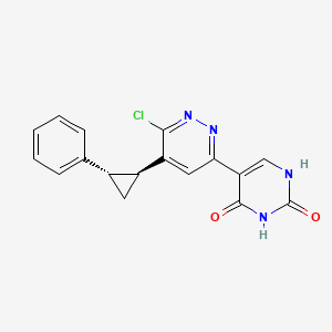 molecular formula C17H13ClN4O2 B15140577 CD73-IN-8 