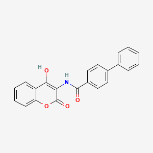 molecular formula C22H15NO4 B15140613 Anticancer agent 94 