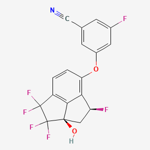 molecular formula C18H9F6NO2 B15140676 Imdatifan CAS No. 2511247-29-1