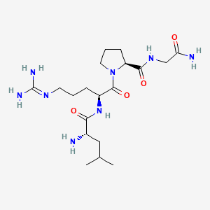 molecular formula C19H36N8O4 B15140734 LH-RH (7-10) CAS No. 38482-71-2