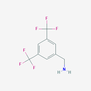 molecular formula C9H7F6N B151408 3,5-双(三氟甲基)苄胺 CAS No. 85068-29-7