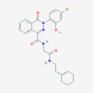 molecular formula C26H27BrN4O4 B15140831 Antifungal agent 35 