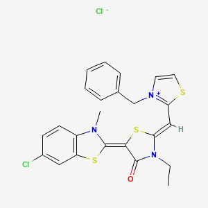 molecular formula C24H21Cl2N3OS3 B1514109 JG-98 