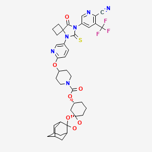 molecular formula C40H43F3N6O7S B15141223 RLA-5331 