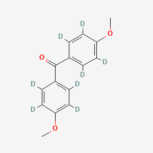 molecular formula C15H14O3 B15141415 Bis(4-Methoxyphenyl)methanone-d8 