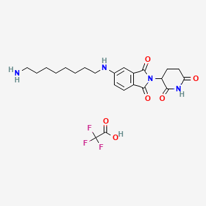 Thalidomide-5-NH2-C8-NH2 TFA