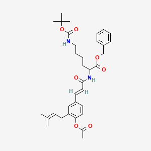 molecular formula C34H44N2O7 B15141454 Akr1C3-IN-5 