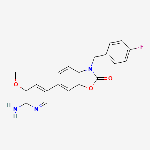 molecular formula C20H16FN3O3 B15141607 Tnik-IN-4 
