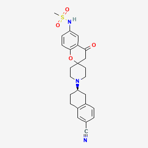 molecular formula C25H27N3O4S B15141645 Antiarrhythmic agent-1 