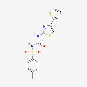 molecular formula C15H13N3O3S3 B15141724 Anticancer agent 35 