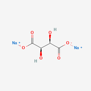 molecular formula C4H4Na2O6 B15141826 disodium;(2R,3R)-2,3-dihydroxybutanedioate 