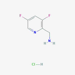 molecular formula C6H7ClF2N2 B151419 (3,5-Difluoropyridin-2-yl)methanamine hydrochloride CAS No. 936363-97-2