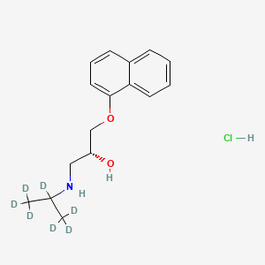 molecular formula C16H22ClNO2 B15141915 (R)-Propranolol-d7 