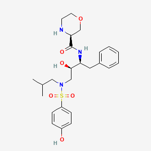 molecular formula C25H35N3O6S B15141943 HIV-1 protease-IN-1 
