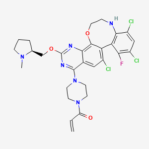 molecular formula C29H30Cl3FN6O3 B15141959 KRAS G12C inhibitor 32 