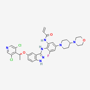 molecular formula C32H34Cl2FN7O3 B15141972 Fgfr4-IN-8 