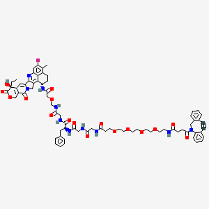 molecular formula C72H79FN10O17 B15142041 DBCO-PEG4-GGFG-Dxd 