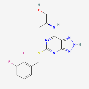 molecular formula C14H14F2N6OS B15142070 CXCR2 antagonist 7 