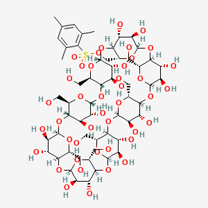 molecular formula C57H90O42S B15142181 Mono-6-O-mesitylenesulfonyl-|A-cyclodextrin 