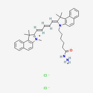 molecular formula C40H46Cl2N4O B15142254 Cyanine5.5 hydrazide dichloride 