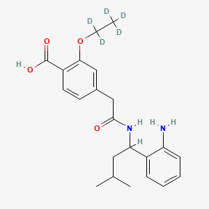 molecular formula C22H28N2O4 B15142279 rac-2-Despiperidyl-2-amino Repaglinide-d5 