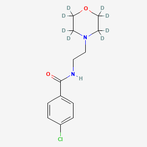 molecular formula C13H17ClN2O2 B15142415 Moclobemide-d8 