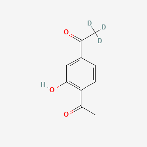 molecular formula C10H10O3 B15142456 4-Acetyl-2'-hydroxyacetophenone D3 