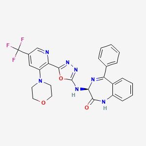 molecular formula C27H22F3N7O3 B15142517 Rsv-IN-7 