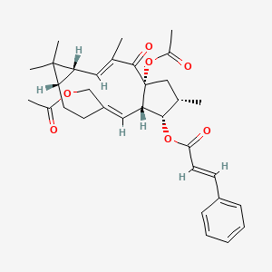 molecular formula C33H40O7 B15142523 Euphorbia factor L7a 