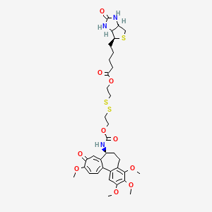 molecular formula C35H45N3O10S3 B15142546 Deac-SS-Biotin 