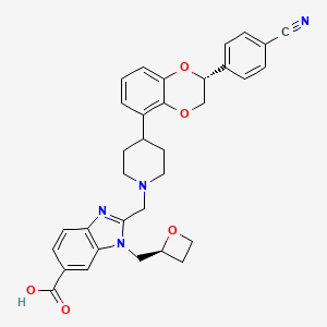 molecular formula C33H32N4O5 B15142726 GLP-1R agonist 8 