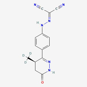 molecular formula C14H12N6O B15142733 Levosimendan D3 